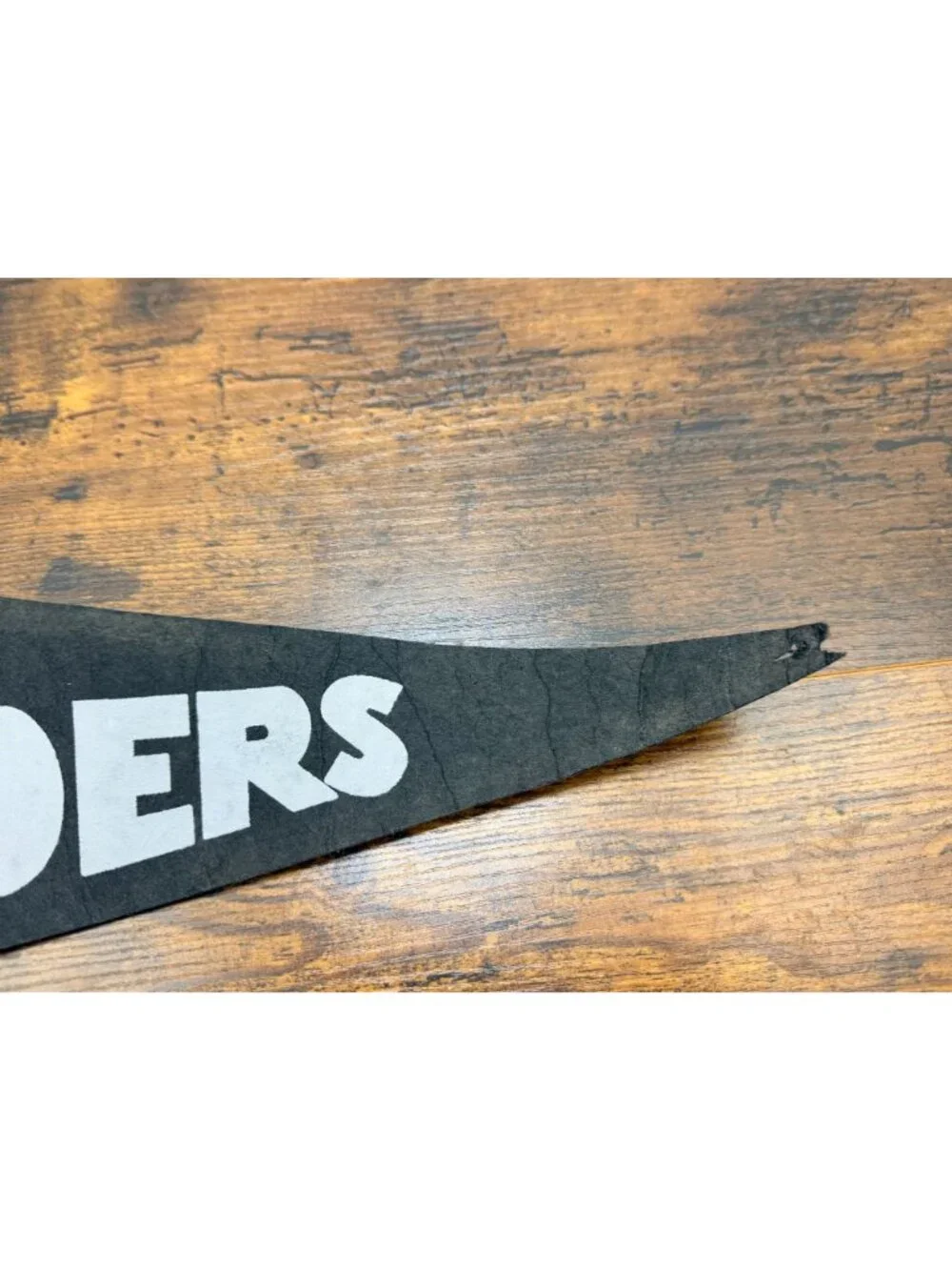 Vintage Oakland Raiders NFL Pennant With Logo & 